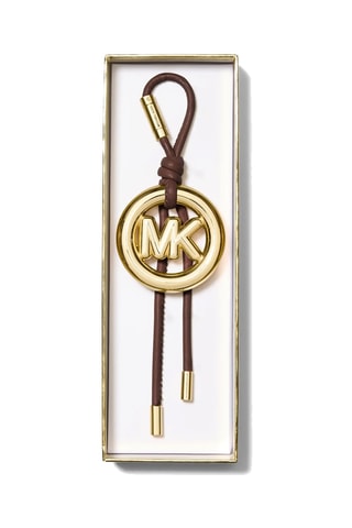 Porte-clés en cuir - Doré