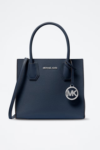 Sac à main en cuir - Bleu marine