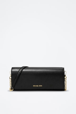 Sac bandoulière en cuir - Noir