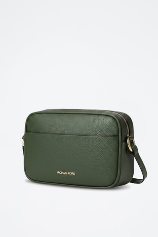 Sac bandoulière en cuir - Vert foncé
