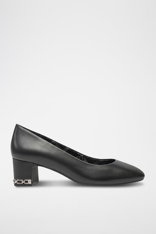 Escarpins en cuir - Noir