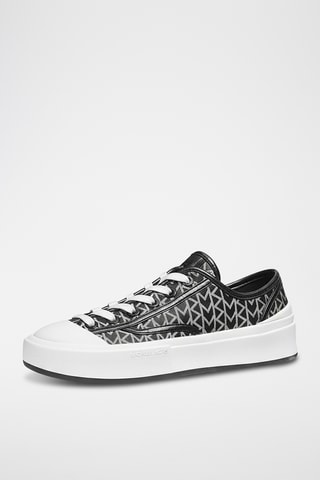 Baskets plateformes en cuir - Noir