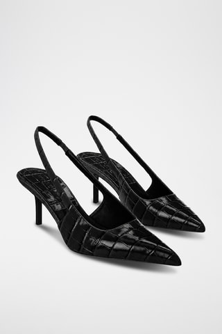 Escarpins en cuir verni - Noir