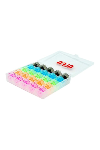 Boîte de 25 bobines colorées