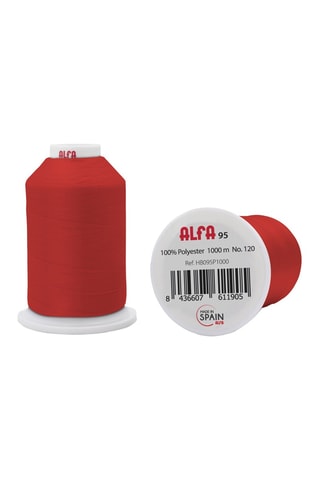 Bobine de fil - 1000 m - Rouge vif