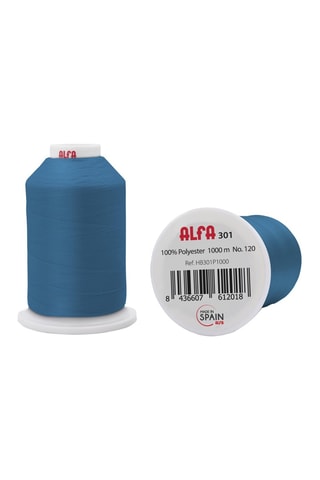 Bobine de fil - 1000 m - Bleu 