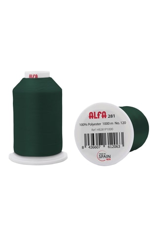 Bobine de fil - 1000 m - Vert bouteille