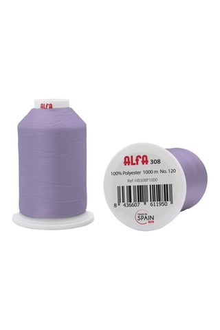 5 bobines de fil - 1000 m - Lilas 