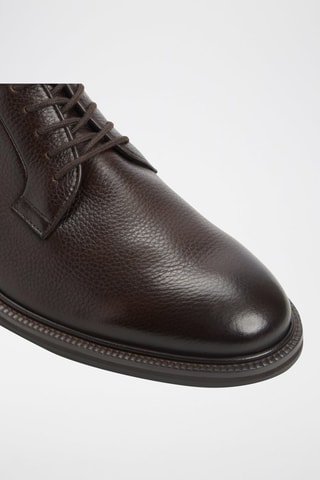 Derbys en cuir Croy - Marron foncé