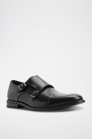 Derbys à boucles en cuir Henson - Noir