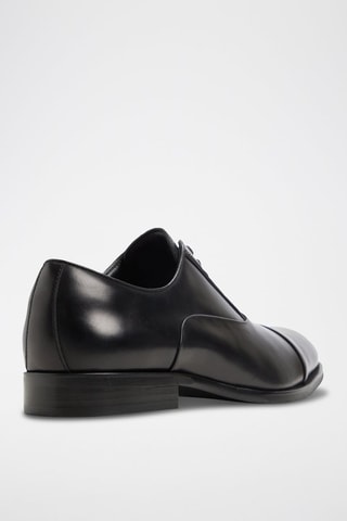 Richelieus en cuir Lazio - Noir