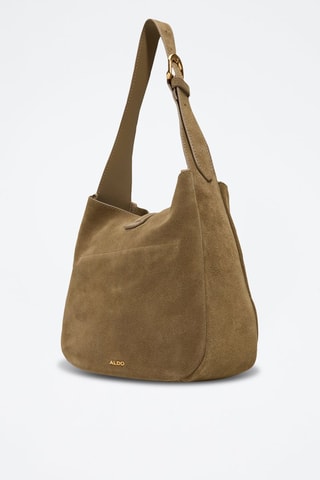 Sac porté épaule en cuir Soffiettaluxe - Kaki