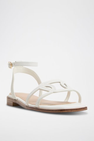 Sandales en cuir Greengrove - Blanc