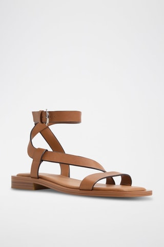 Sandales en cuir Grugar - Marron