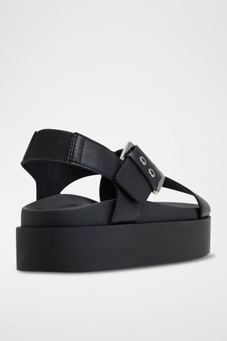 Sandales plateformes Naluu - Noir