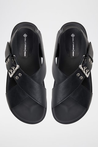 Sandales plateformes Naluu - Noir