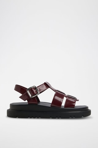 Sandales plateformes Linettie - Bordeaux