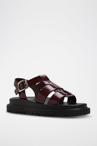 Sandales plateformes Linettie - Bordeaux
