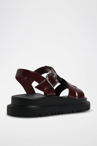 Sandales plateformes Linettie - Bordeaux