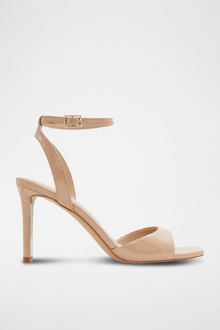 Sandales à talons vernies Sake - Beige