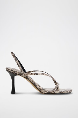 Sandales à talons Riva - Beige