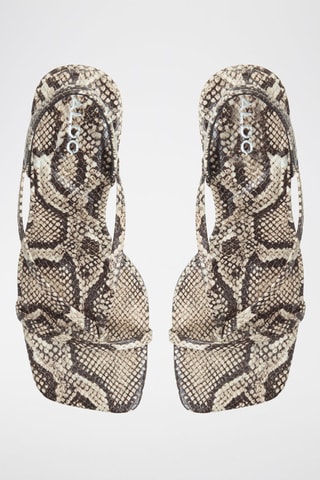 Sandales à talons Riva - Beige