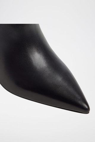 Bottes en cuir Saphiria - Noir