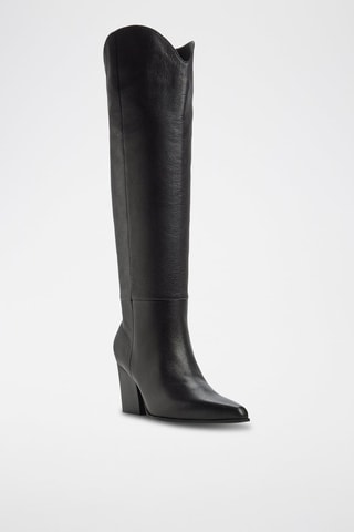 Bottes en cuir Kaely-Wc - Noir