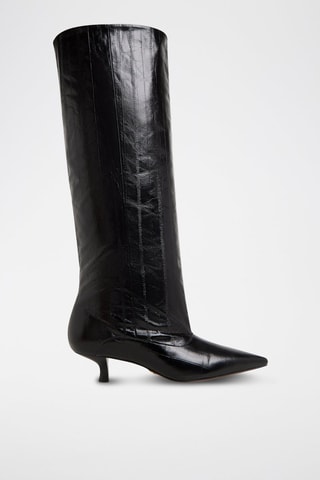 Bottes en cuir Everose - Noir
