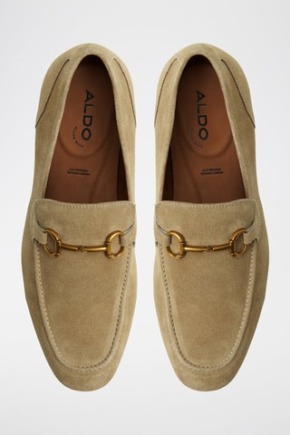 Mocassins en cuir de mouton nubuck Torrance - Beige