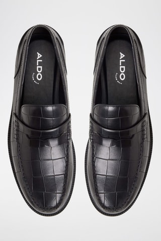 Mocassins en cuir Kieran - Noir