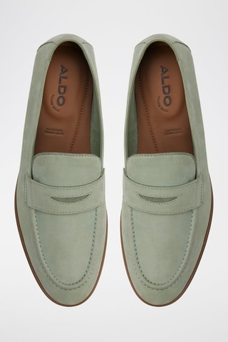 Mocassins en nubuck Journey - Vert clair