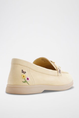 Mocassins en nubuck Creras-In - Jaune clair