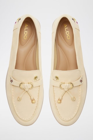 Mocassins en nubuck Creras-In - Jaune clair