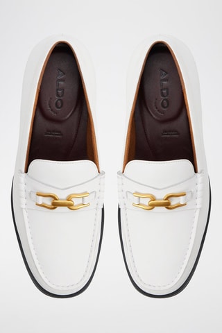 Mocassins en cuir Edouard - Blanc