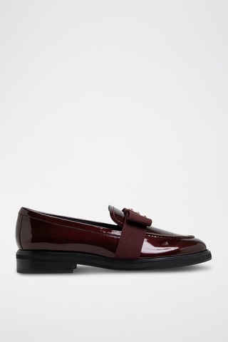 Mocassins vernis Bissom - Bordeaux