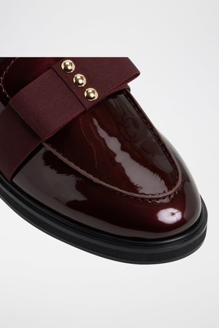 Mocassins vernis Bissom - Bordeaux