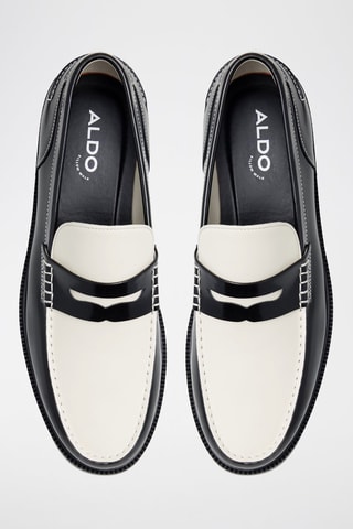 Mocassins vernis en cuir Kieran - Noir