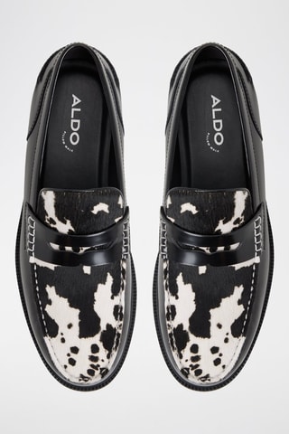 Mocassins vernis en cuir Kieran - Noir
