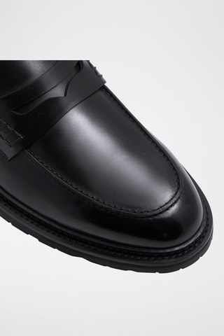 Mocassins vernis en cuir Aleris - Noir