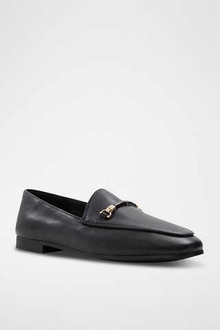 Mocassins en cuir Francine - Noir