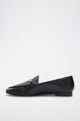 Mocassins en cuir Francine - Noir
