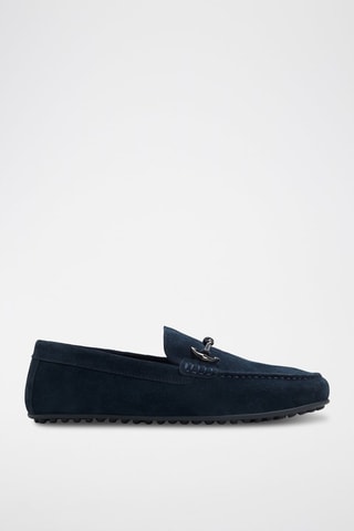 Mocassins en nubuck Wilbart-In - Bleu marine