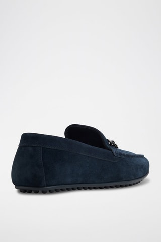 Mocassins en nubuck Wilbart-In - Bleu marine