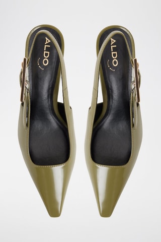 Escarpins vernis Nealie - Kaki