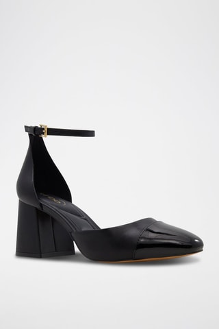 Escarpins vernis en cuir Silvana - Noir