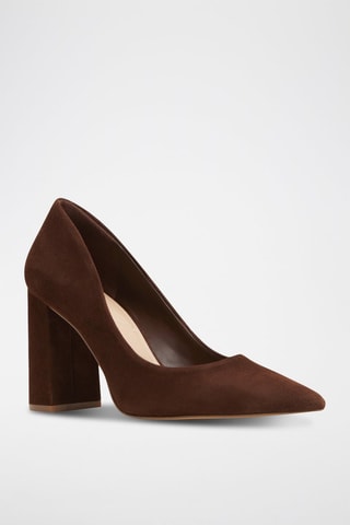 Escarpins en cuir Javabriryn - Marron