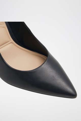 Escarpins montants en cuir Javabriryn - Noir