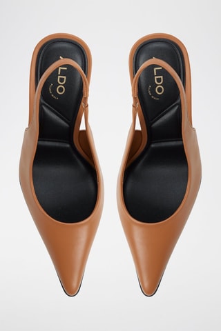 Escarpins en cuir de mouton Re-Samantha - Marron clair