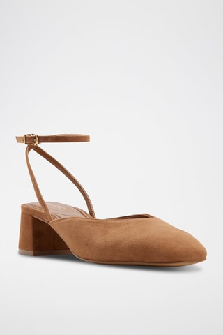 Escarpins en nubuck Elianie - Marron